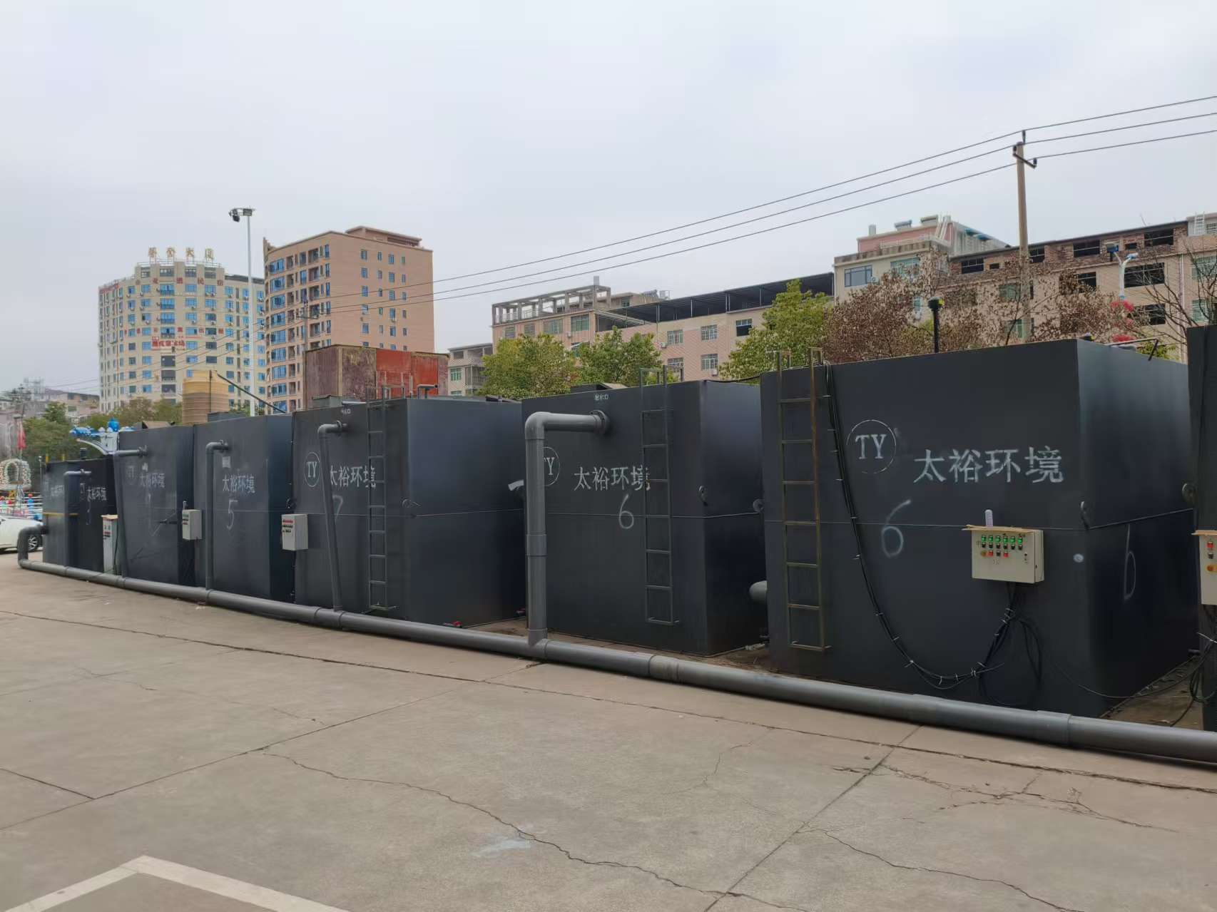 重庆太裕承接江西乐平市生活污水一体化设备运维项目